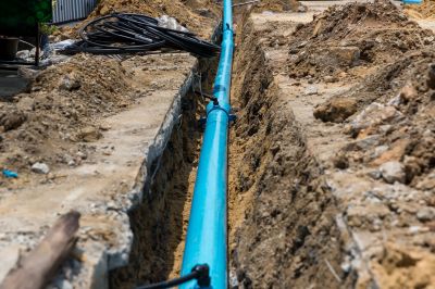 Main Water Line Installation detail