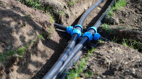 Underground Water Line Installation in Bella Vista