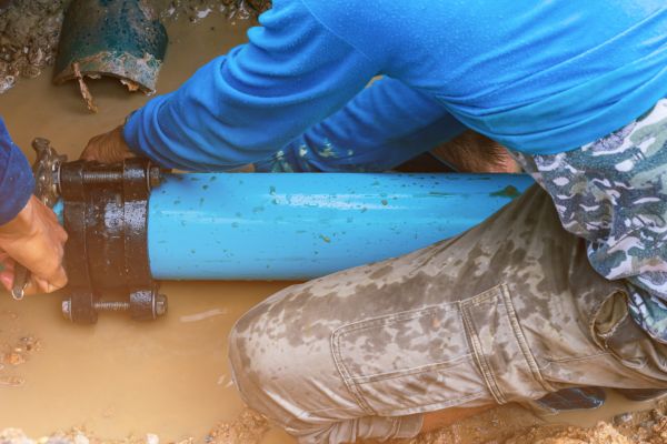 Underground Water Line Repair in Bella Vista